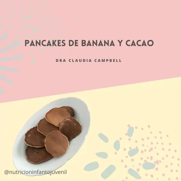 Pancakes de Banana y Cacao