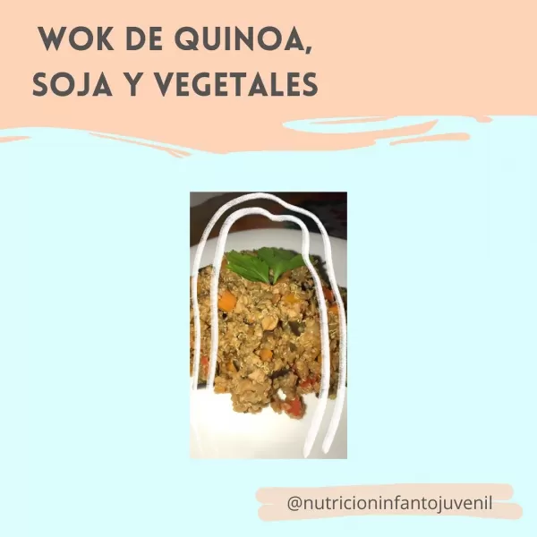 Wok de Quinoa, Soja y Vegetales
